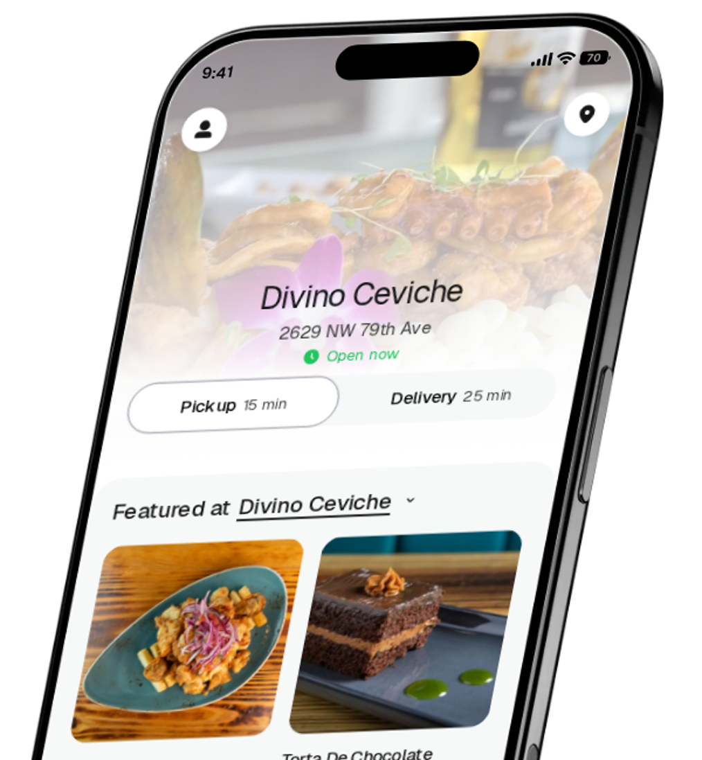 Divino Ceviche app preview