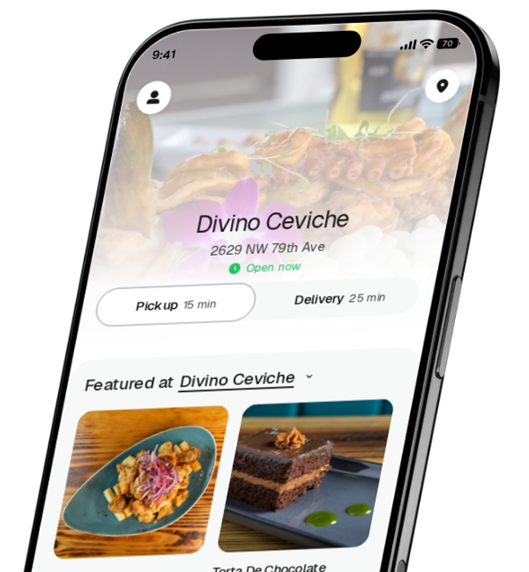 Divino Ceviche app preview
