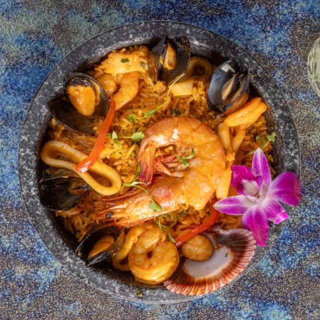 Arroz Con Mariscos.