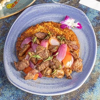 Tacu Tacu Con Pollo Saltado